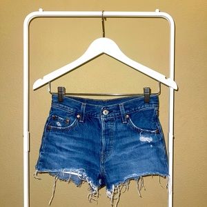 Levi 501 Jean Shorts Size 23